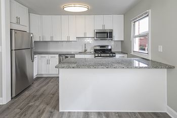 Newly renovated open kitchens